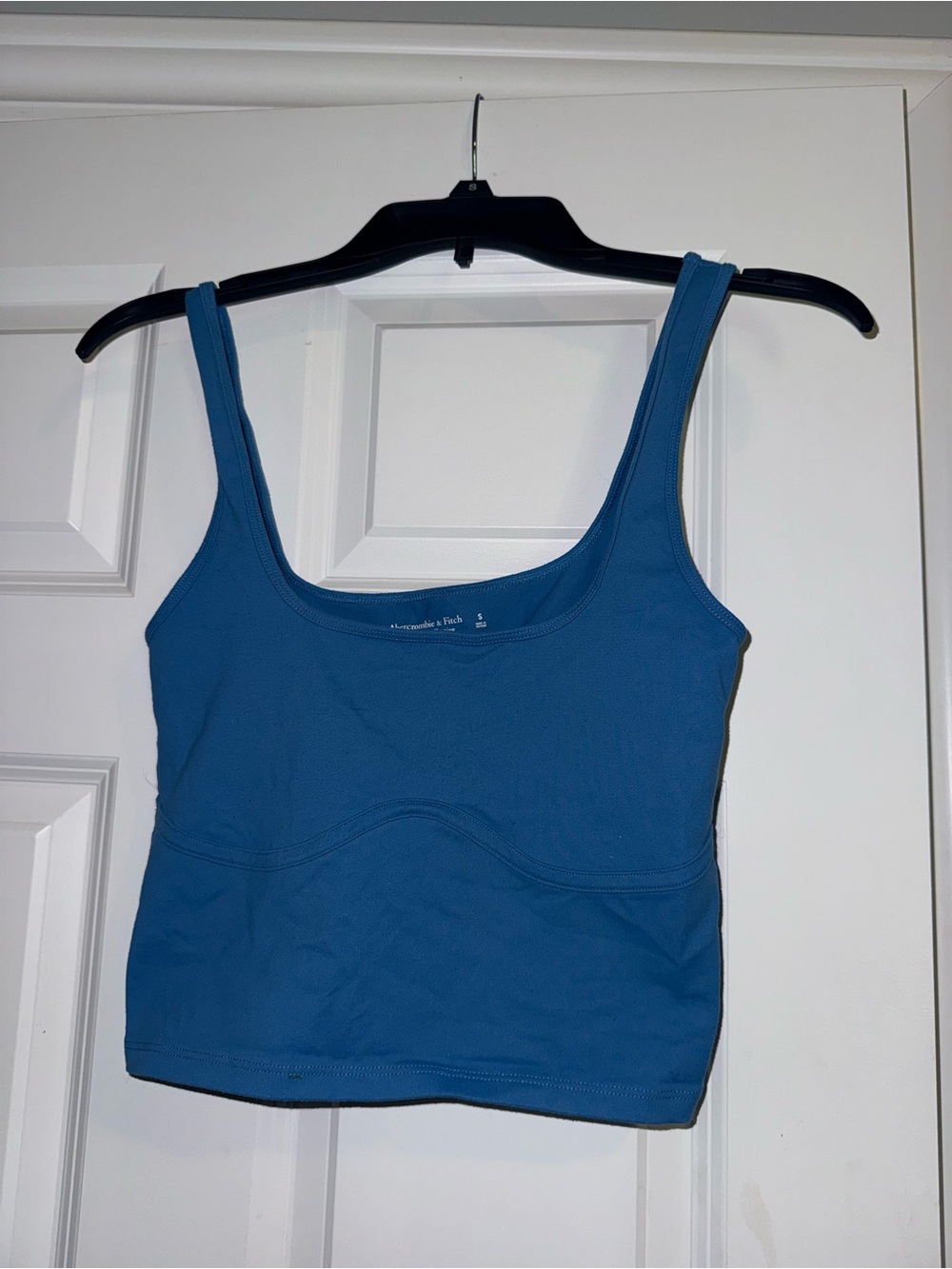 Abercrombie & Fitch Bright Blue Scoop Tank